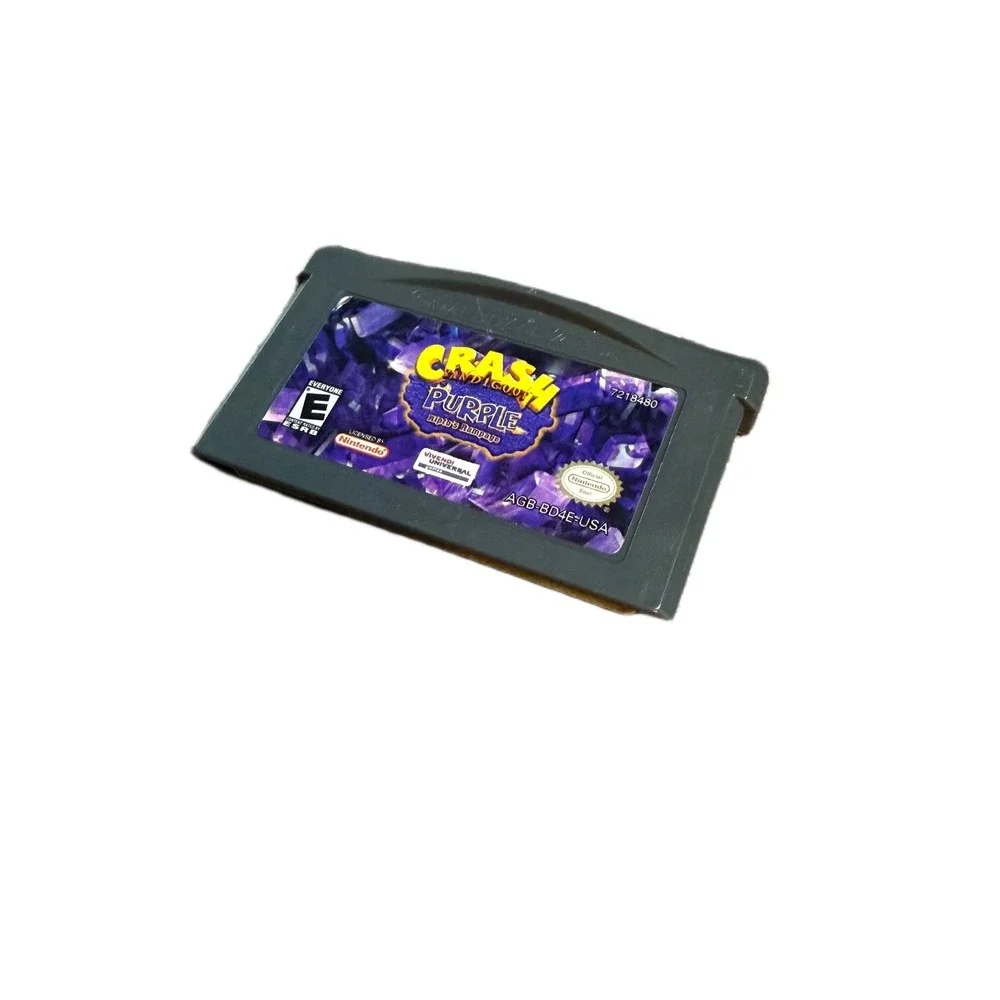 Crash Bandicoot Purple Riptos Rampage Nintendo Game Boy Advance GBA AGB-BD4E-USA